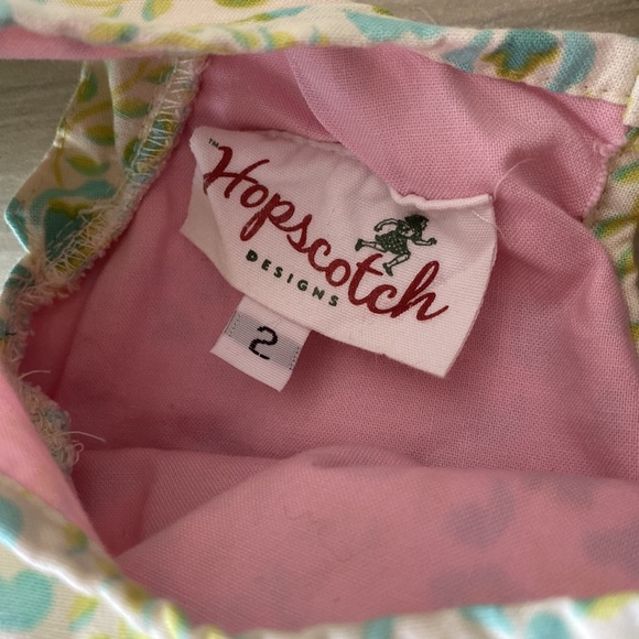 Hopscotch Designs Pink Orange Green Blue Floral Whimsical Dress 2T - Picture 8 of 10